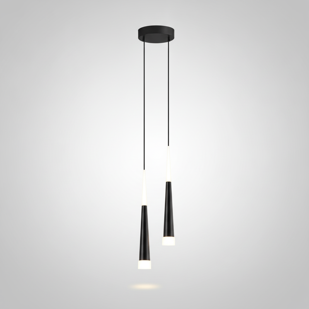 Suspension Tube en Aluminium Design Nordique