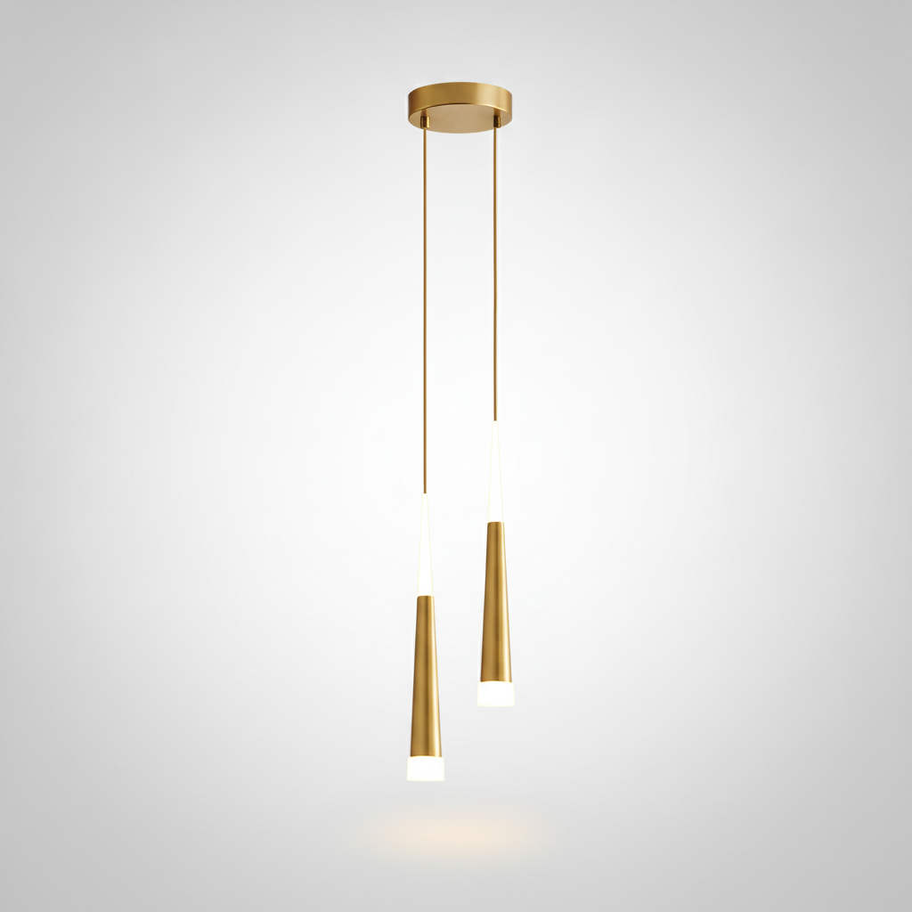 Suspension Tube en Aluminium Design Nordique