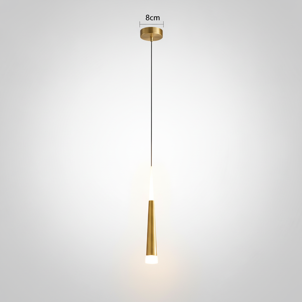 Suspension Tube en Aluminium Design Nordique