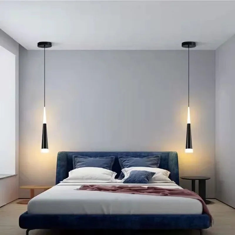 Suspension Tube en Aluminium Design Nordique