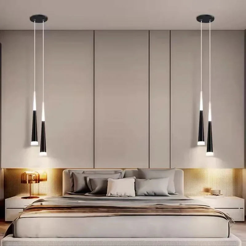 Suspension Tube en Aluminium Design Nordique
