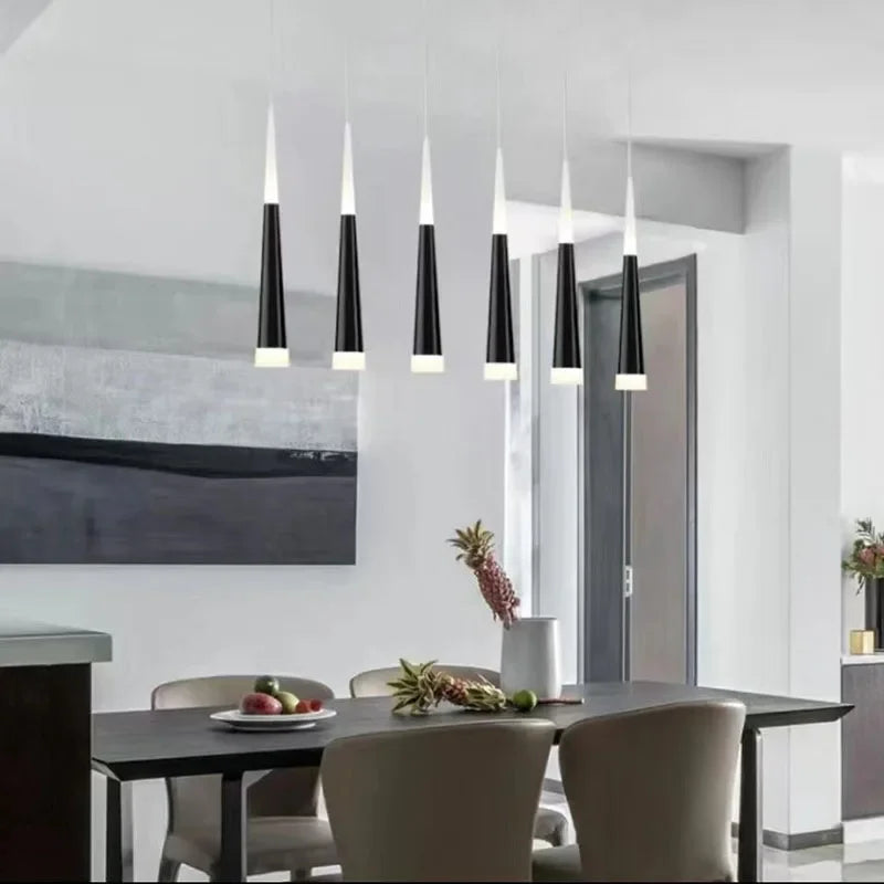 Suspension Tube en Aluminium Design Nordique