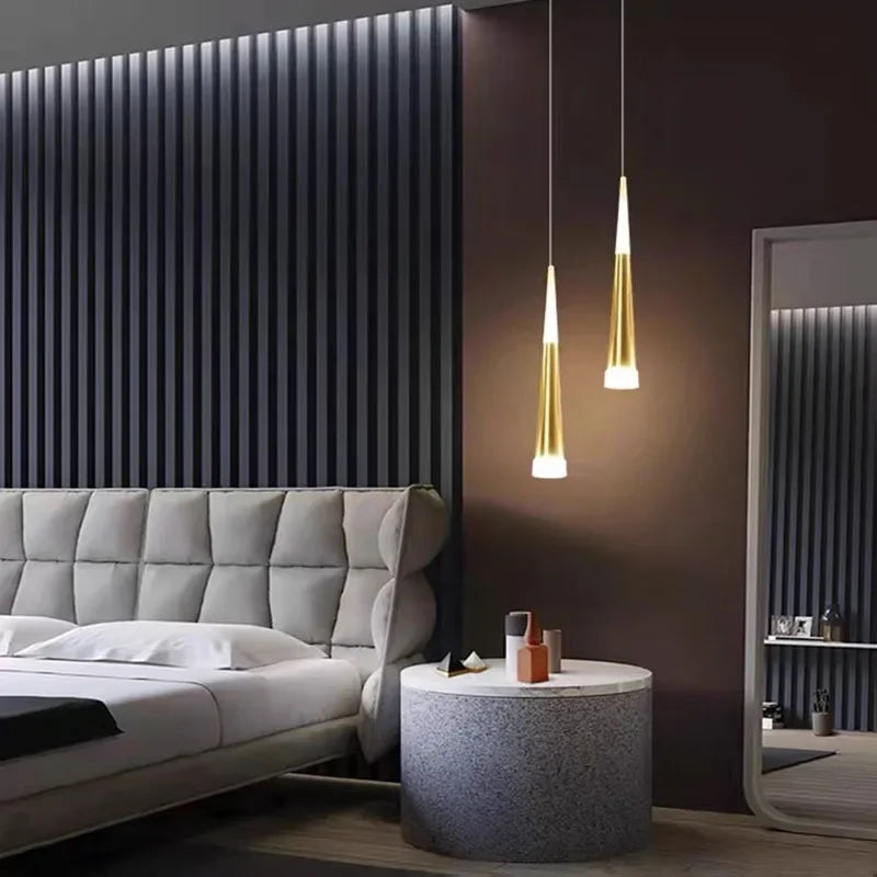 Suspension Tube en Aluminium Design Nordique