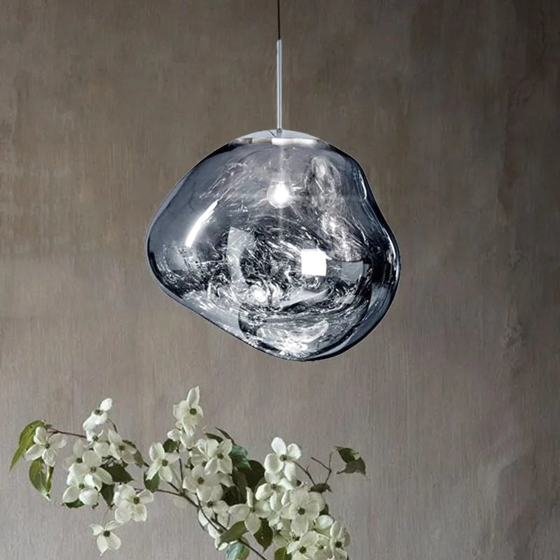 Suspension verre coloré gamme complète 4 couleurs