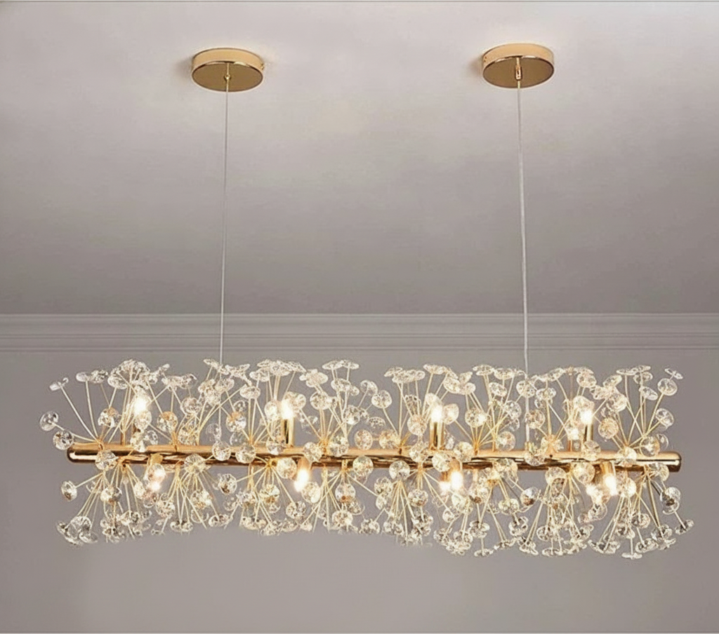 Suspension en cristal design contemporain
