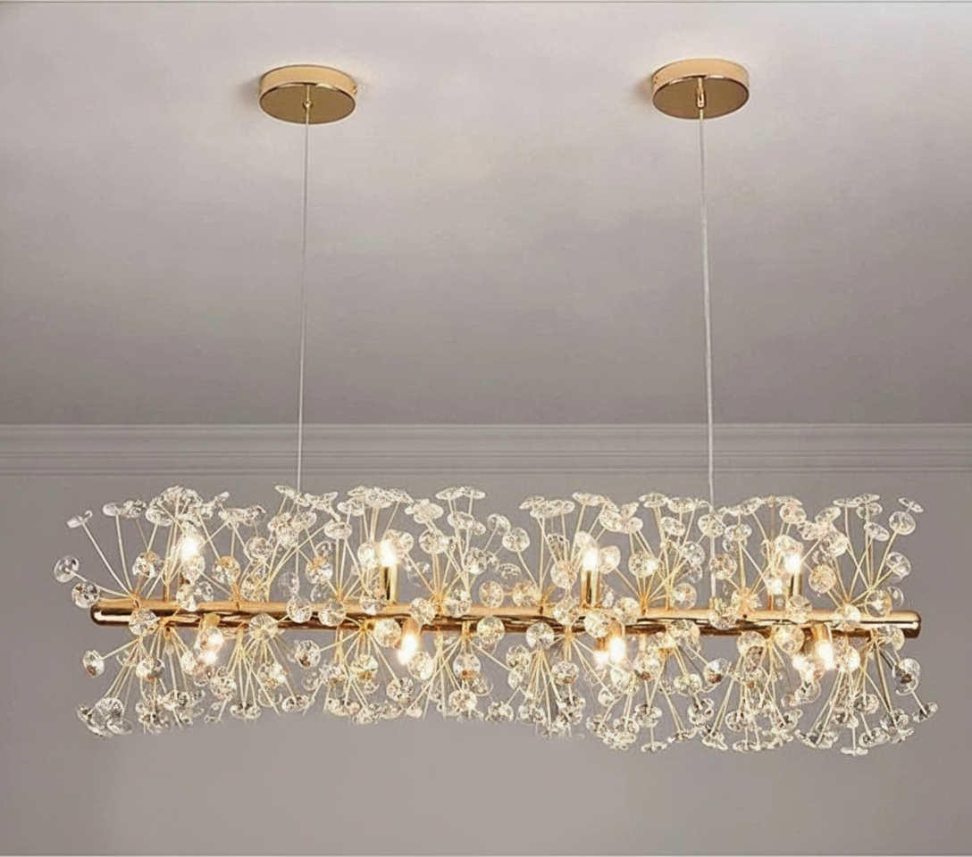 Suspension en cristal design contemporain