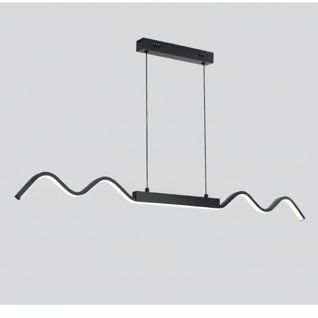 Suspension linéaire en métal design moderne