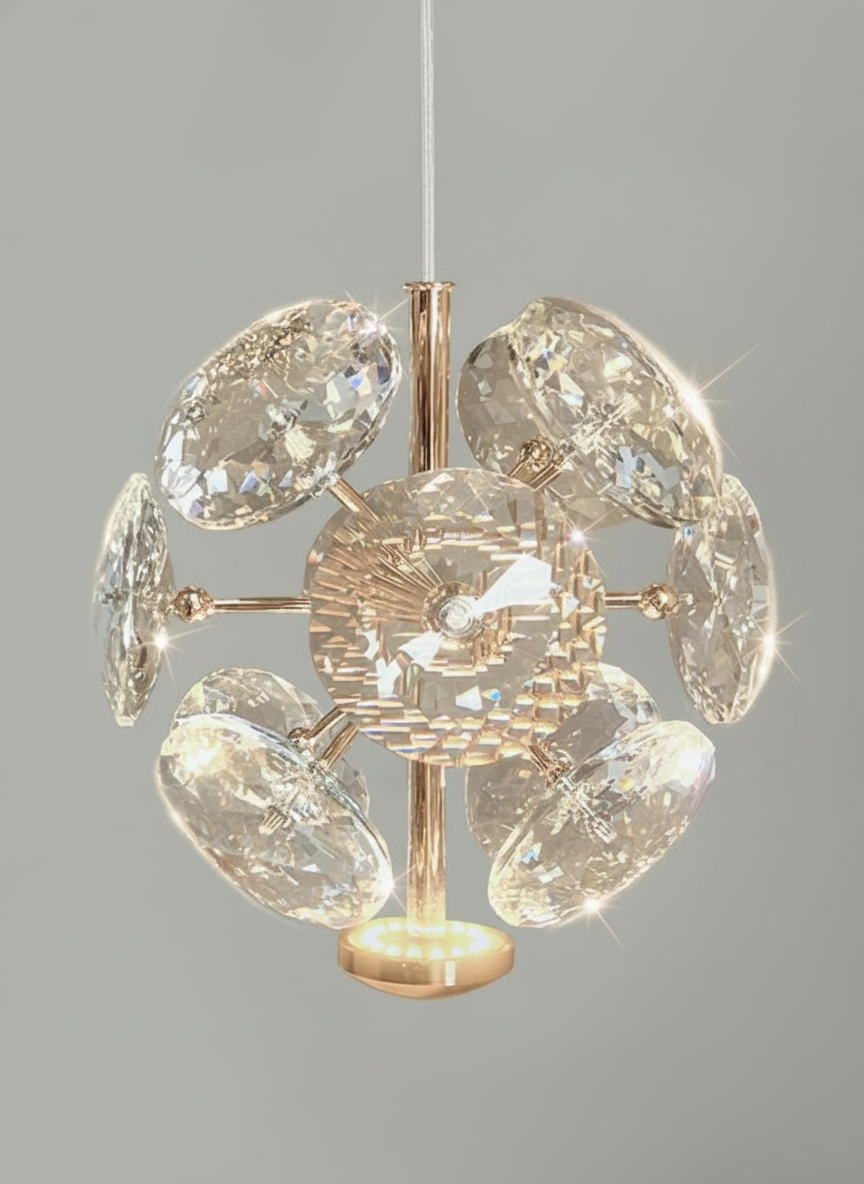 Suspension boule en métal design moderne