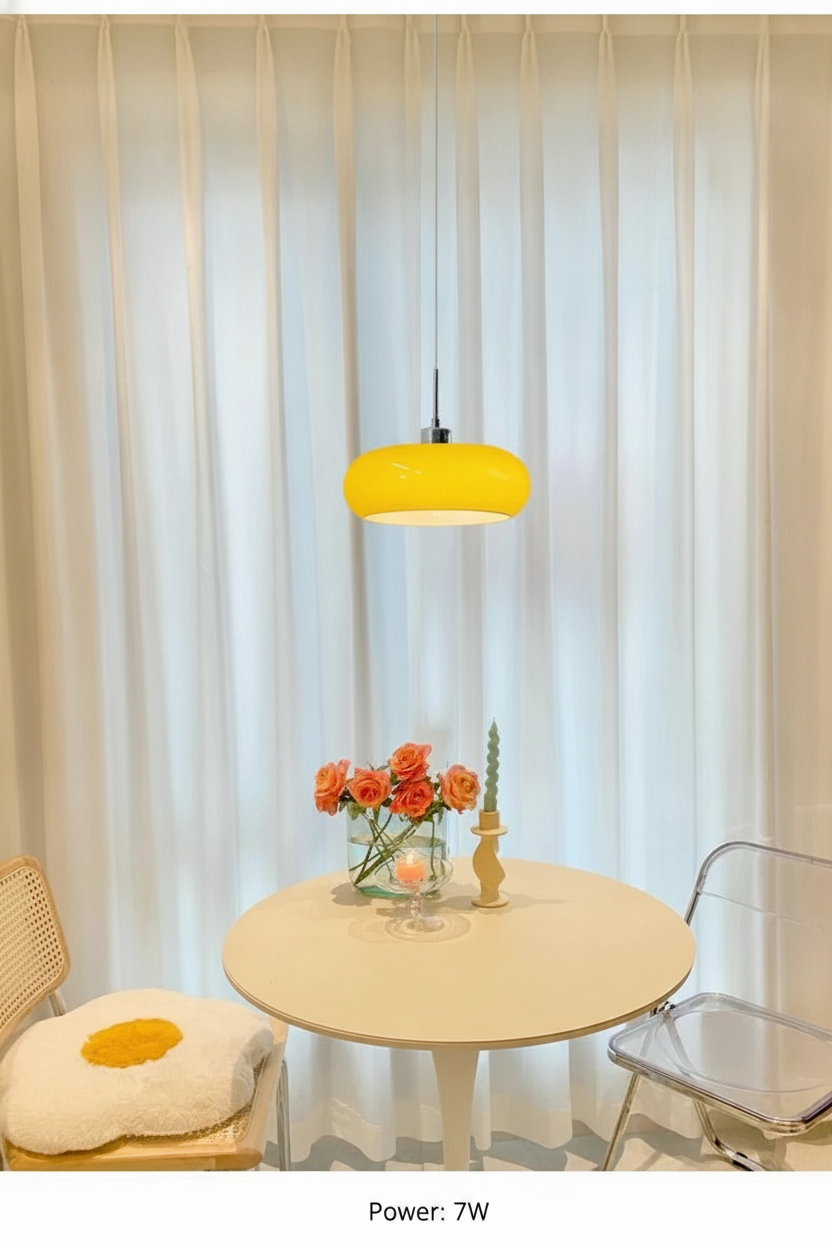 Suspension en verre design moderne