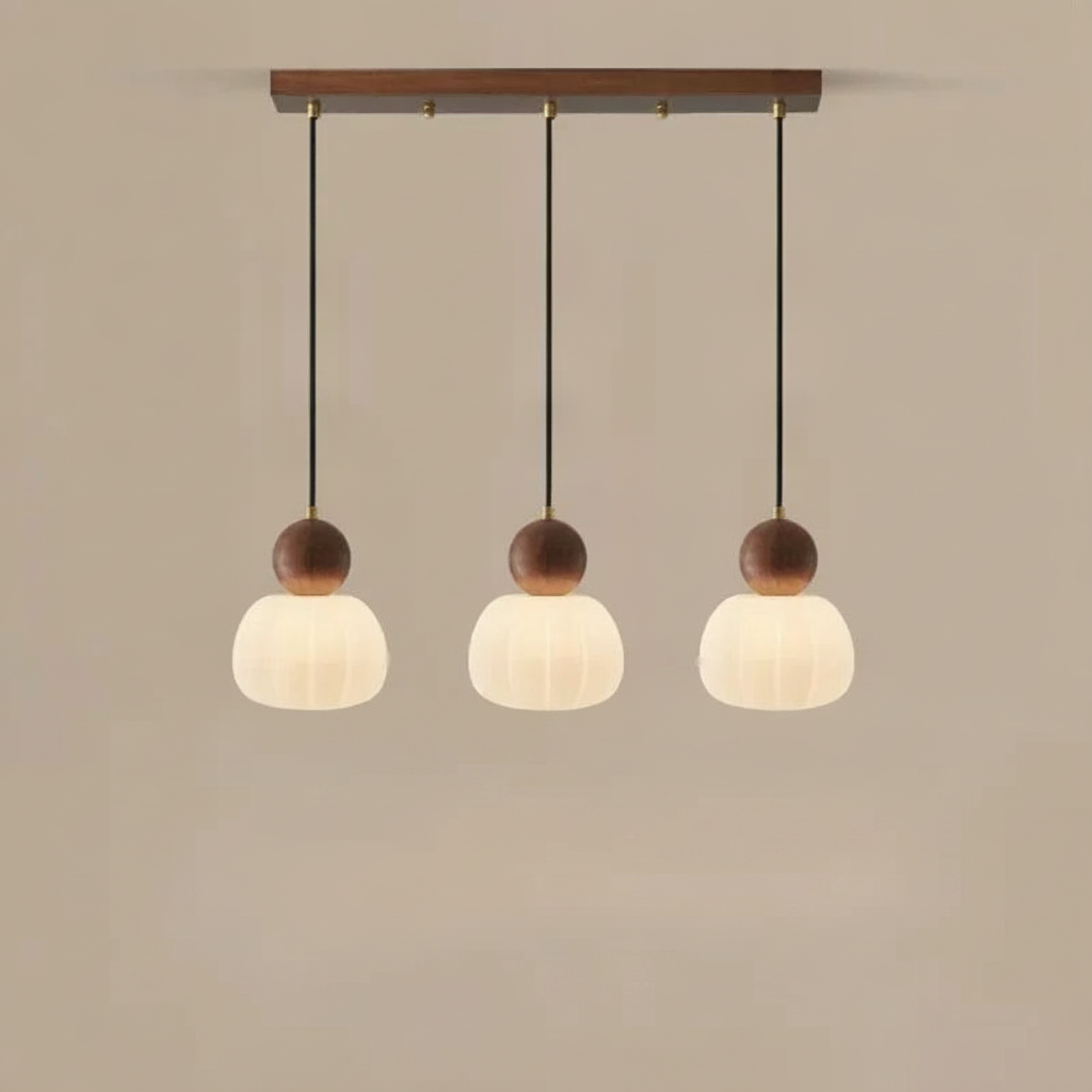 Suspension en bois design vintage Image