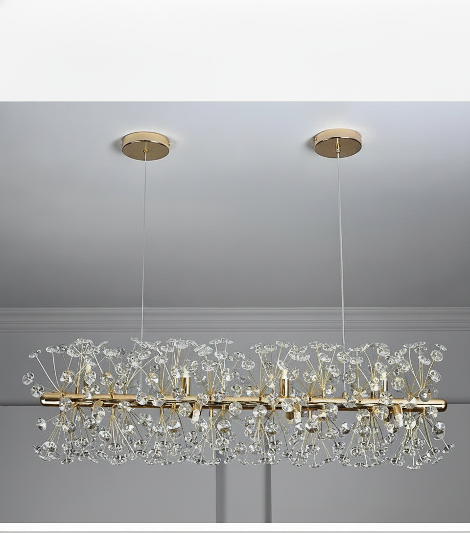 Suspension en cristal design contemporain