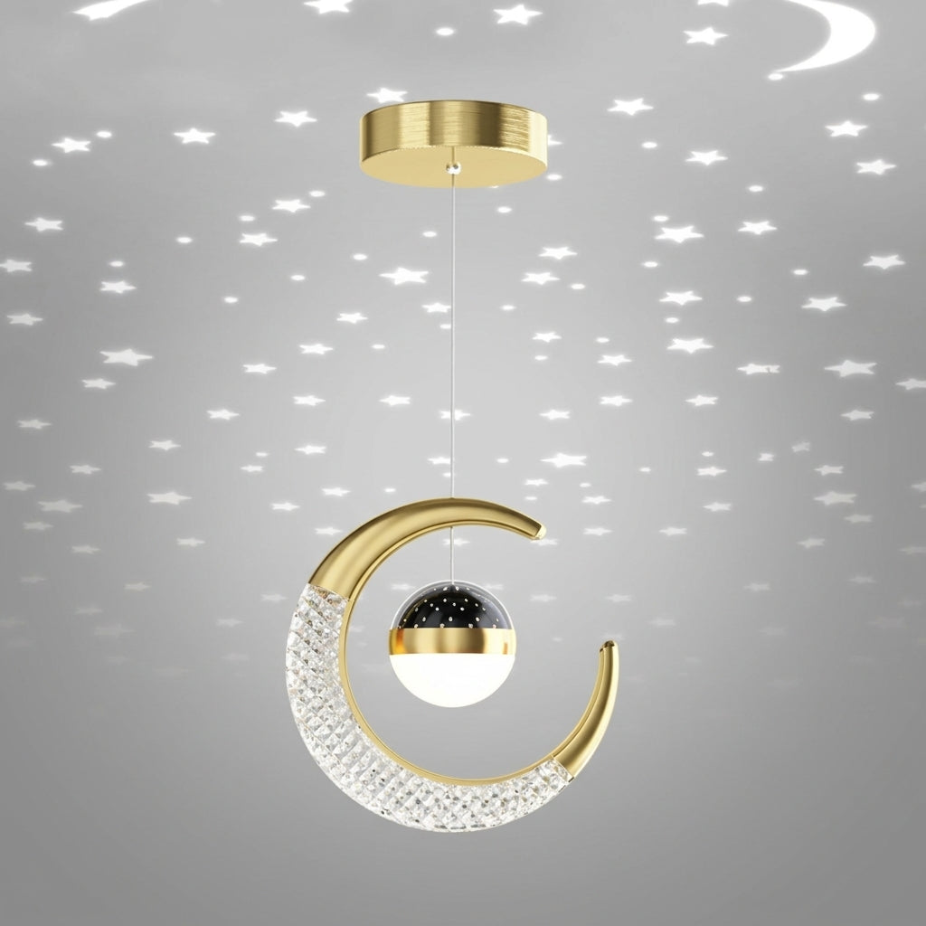 Suspension étoile avec projecteur pour enfant