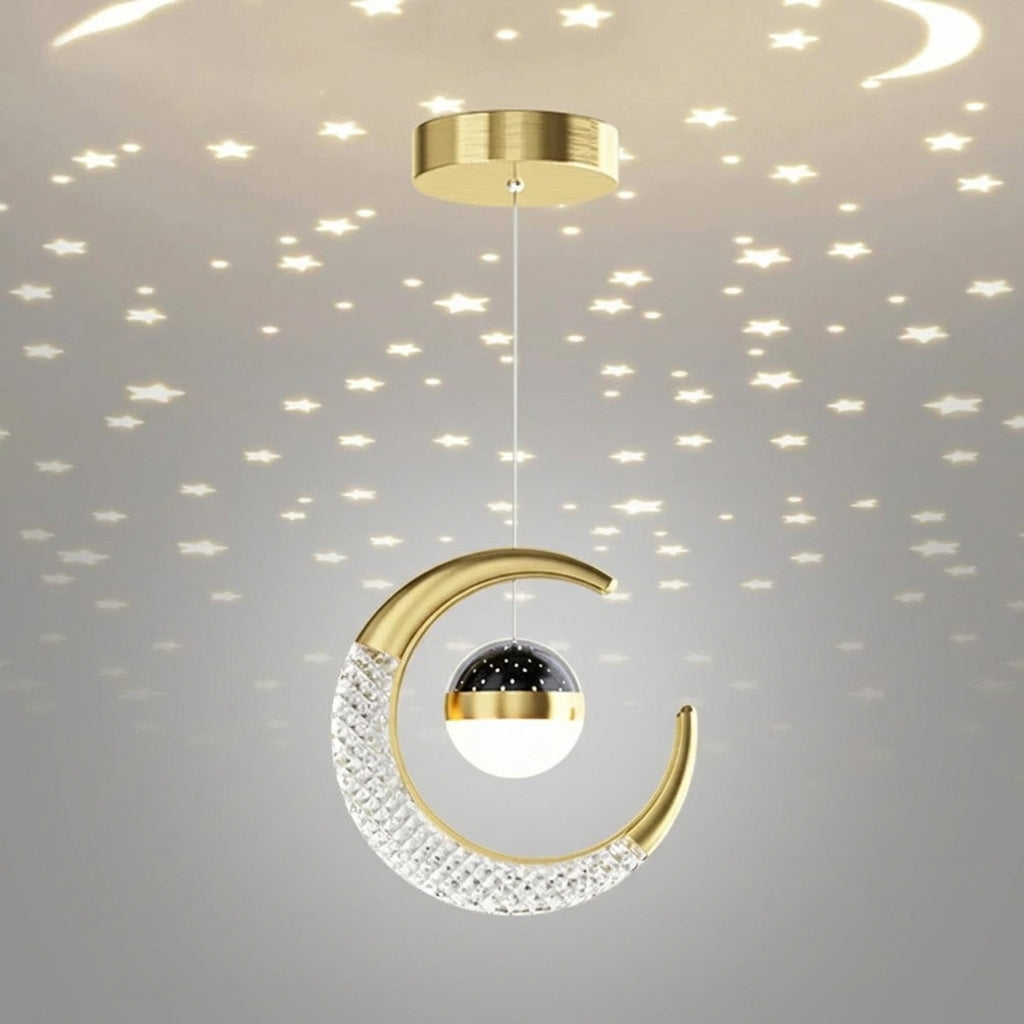 Suspension étoile avec projecteur pour enfant