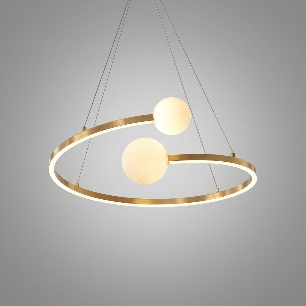 Suspension spirale en métal design moderne