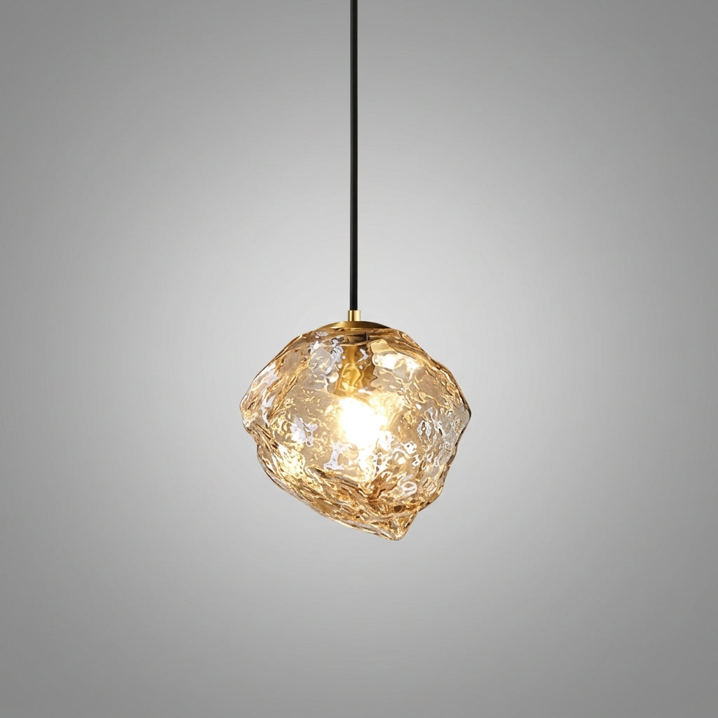 Suspension en verre forme minérale