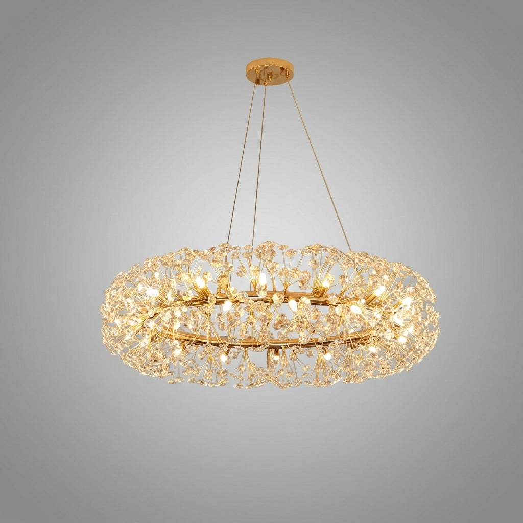 Suspension en cristal design contemporain