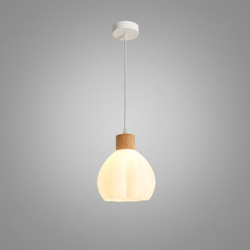 Suspension en bois design scandinave