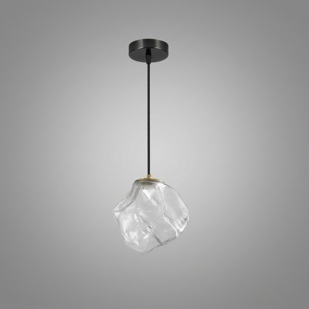 Suspension en verre forme minérale