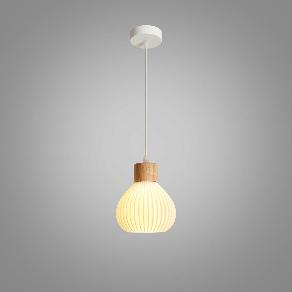 Suspension en bois design scandinave