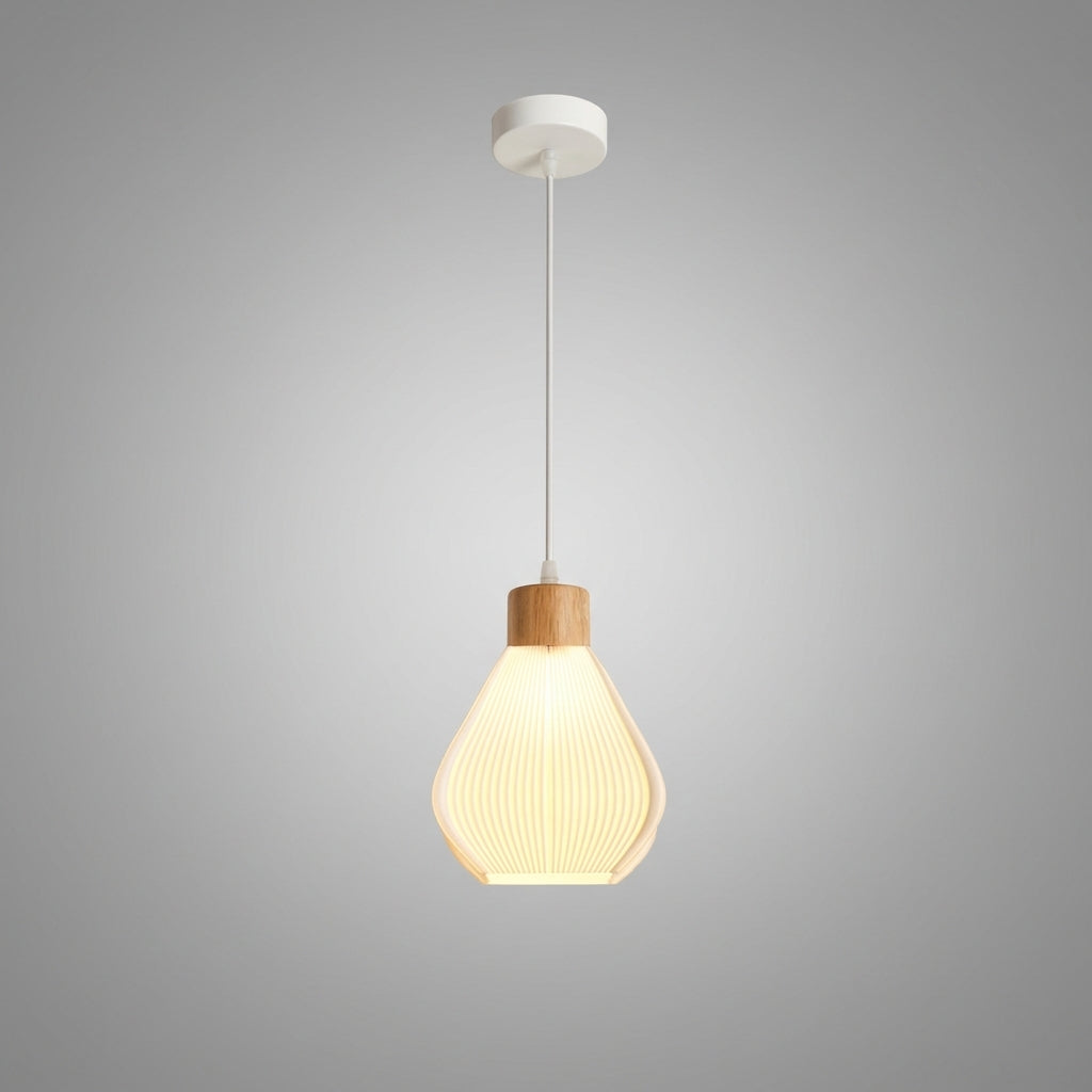 Suspension en bois design scandinave