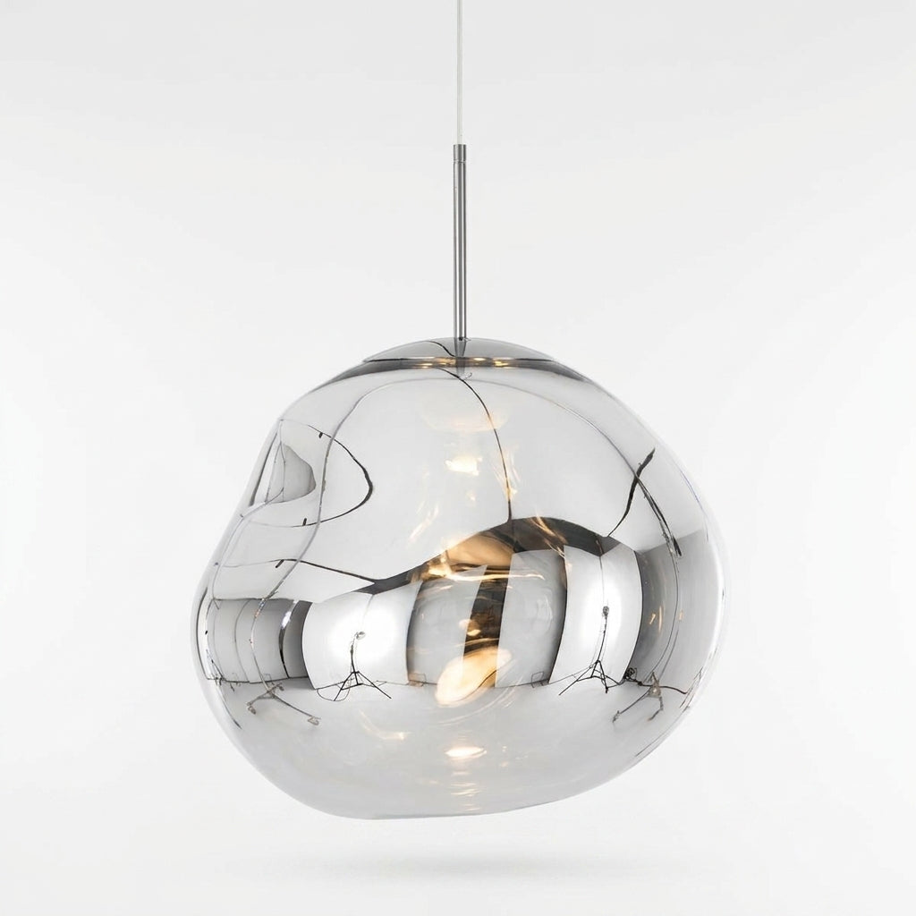 Suspension Design Moderne en Verre Coloré