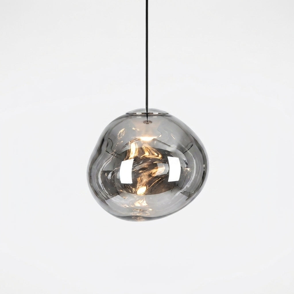 Suspension Design Moderne en Verre Coloré